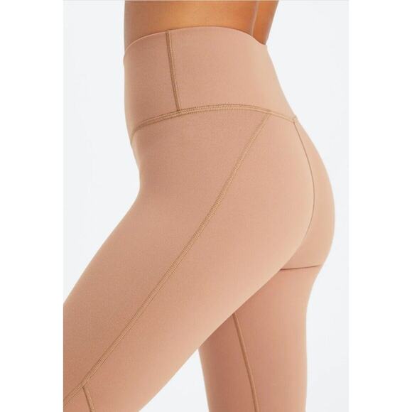Fabletics Define Powerhold Leggings Figure Control S Beige Sorbet Stretch Yoga - Picture 3 of 16